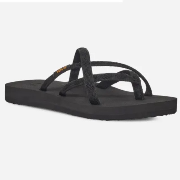 Teva Olowahu Black Flip Flops - Picture 1 of 11